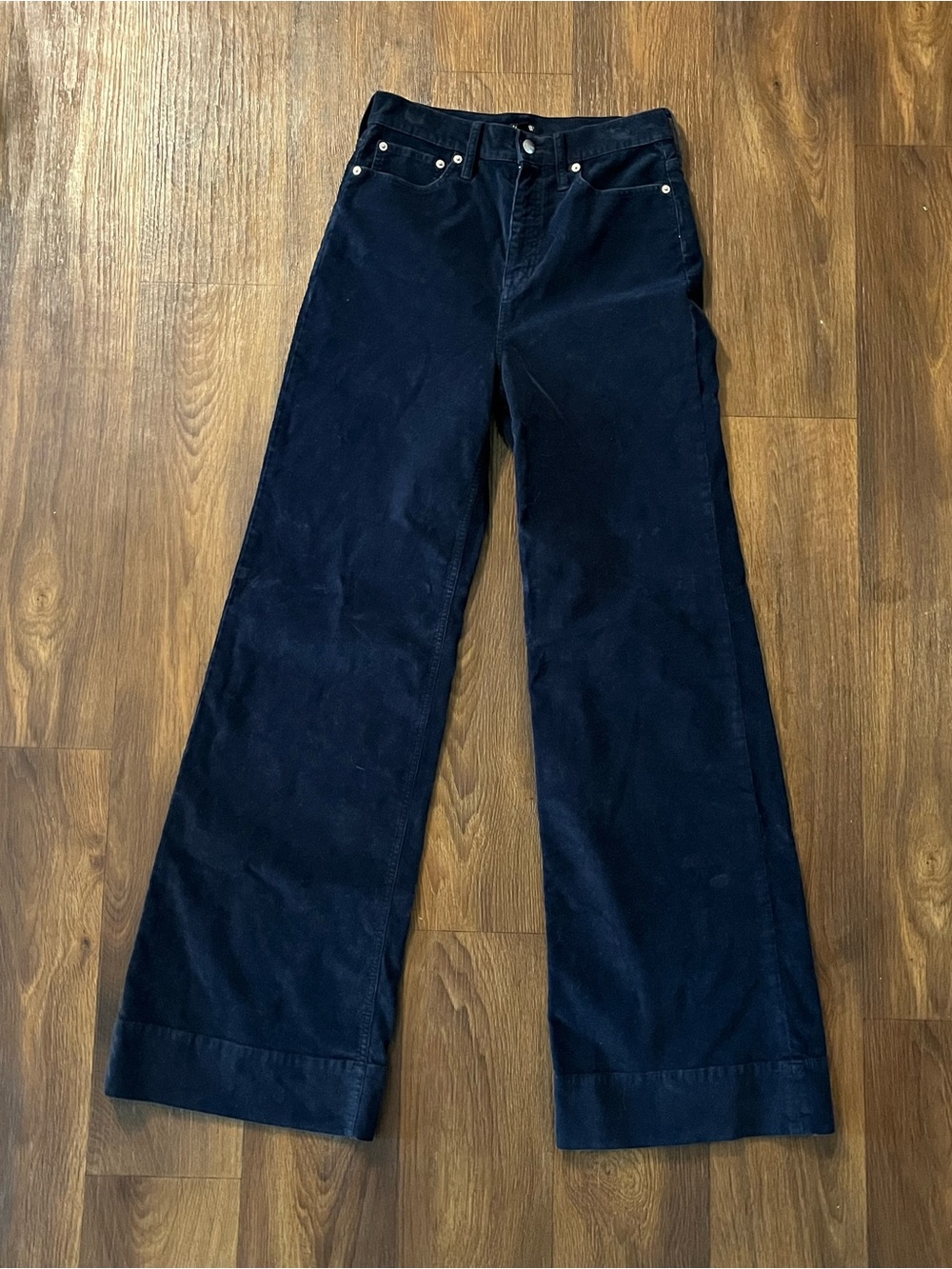 J. Crew TALL Vintage Flare Pant in Corduroy Navy 27T
